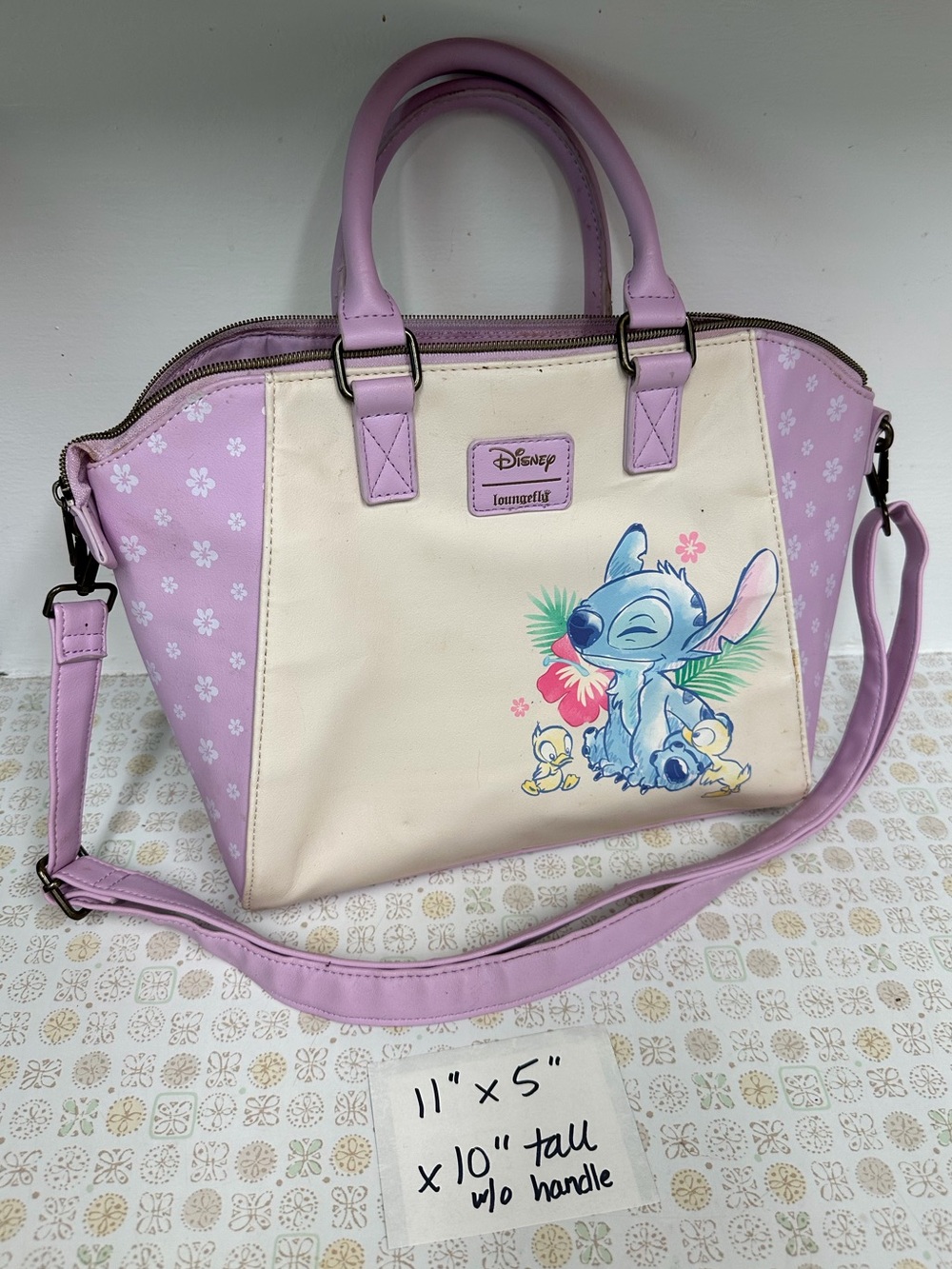 Disney Lavender Lilo & Stitch Satchel